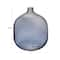 8&#x22; Blue Modern Round Tinted Glass Vase